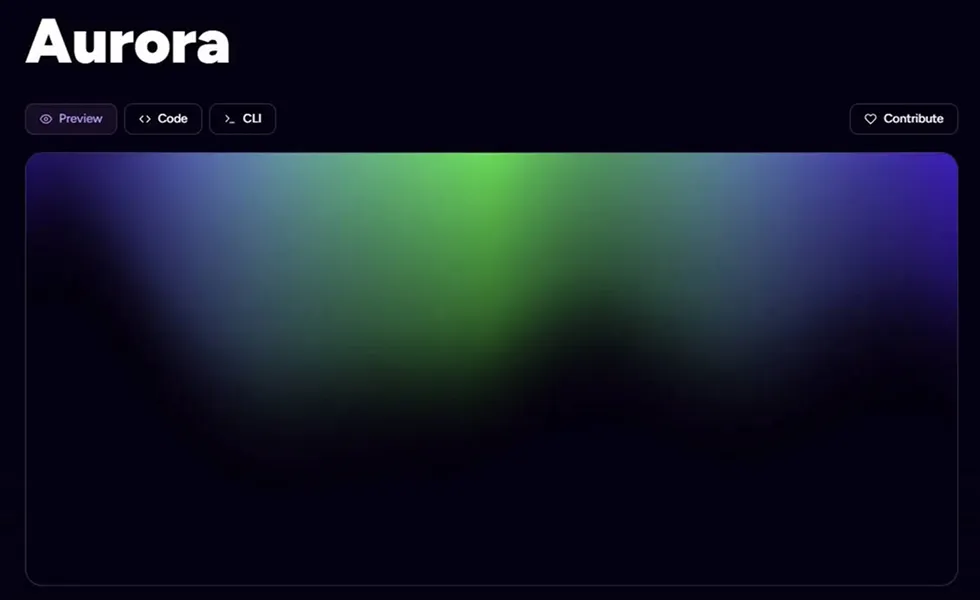 Aurora Flow Gradient Background