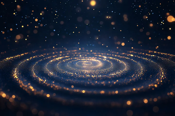 15 Golden Spiral Galaxy of Sparkles