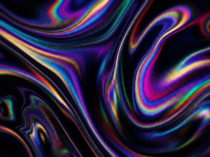 40 Oil Slick Rainbow