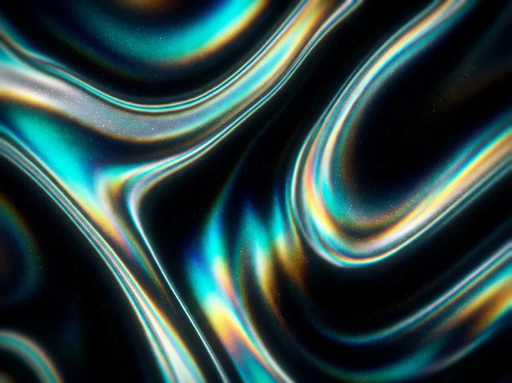 41 Liquid Teal Gold Luminous