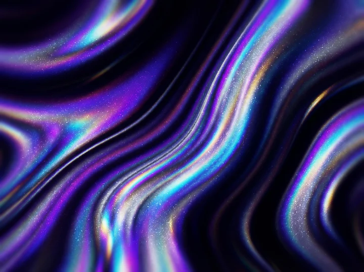43 Purple Iridescent Flow