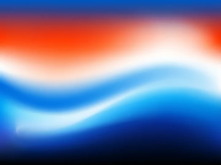 61 Blue White Wave Flow