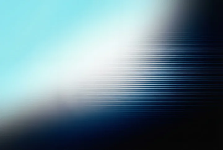 62 Cyan Dark Stripe Fade
